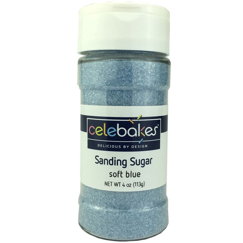 Celebakes Soft Blue Sanding Sugar, 4 oz. Product