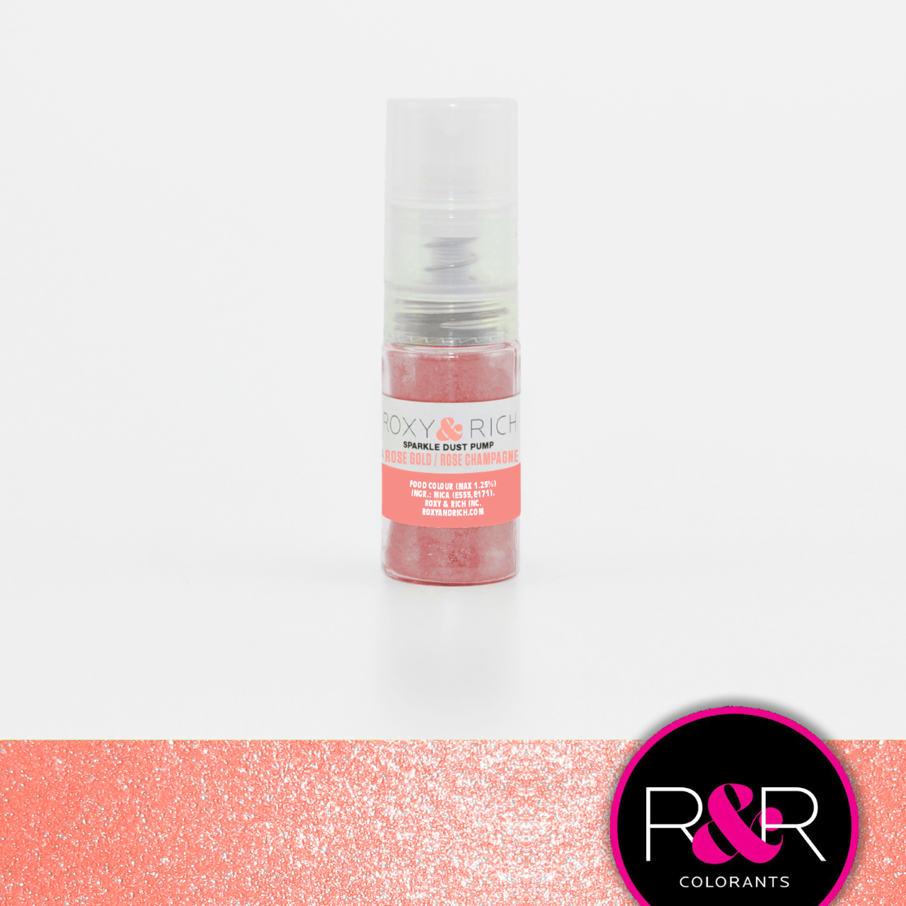 Roxy & Rich Sparkle Dust Pump Highlighter Rose Gold (#S4-054P) - 4 G - Papagino Foods Inc.