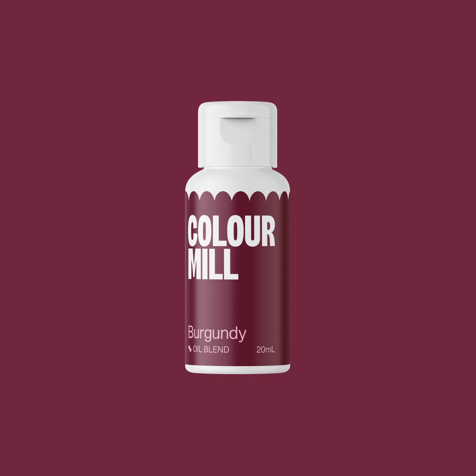 Colour Mill Oil Based Colouring 20ml Burgundy - Papagino Foods Inc.