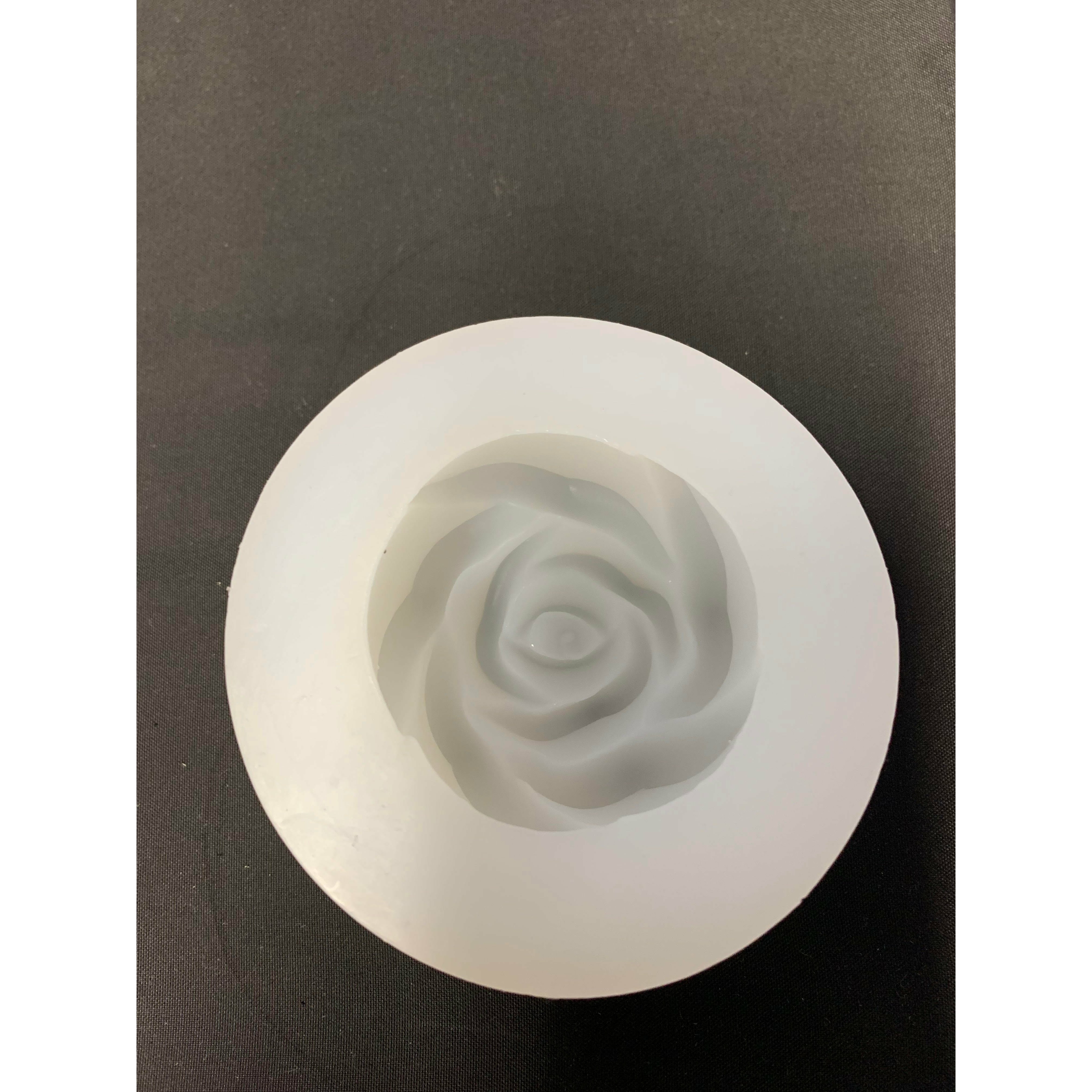 Rose Bloom 3D Silicone Chocolate, Cookie & Dessert Mold (Large) - Papagino Foods Inc.