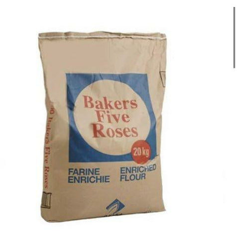 Bakers Roses Enriched  Flour 20 kg (Pickup Only) - Papagino Foods Inc.