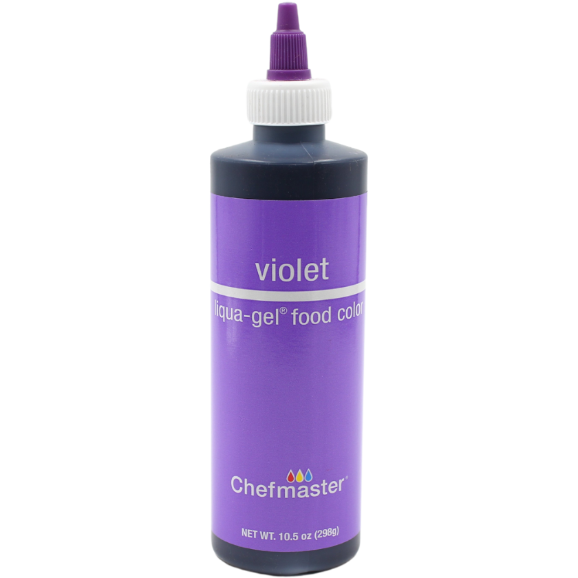Chefmaster Violet Liqua-Gel Food Coloring (# 5485) 10.5 OZ - Papagino Foods Inc.
