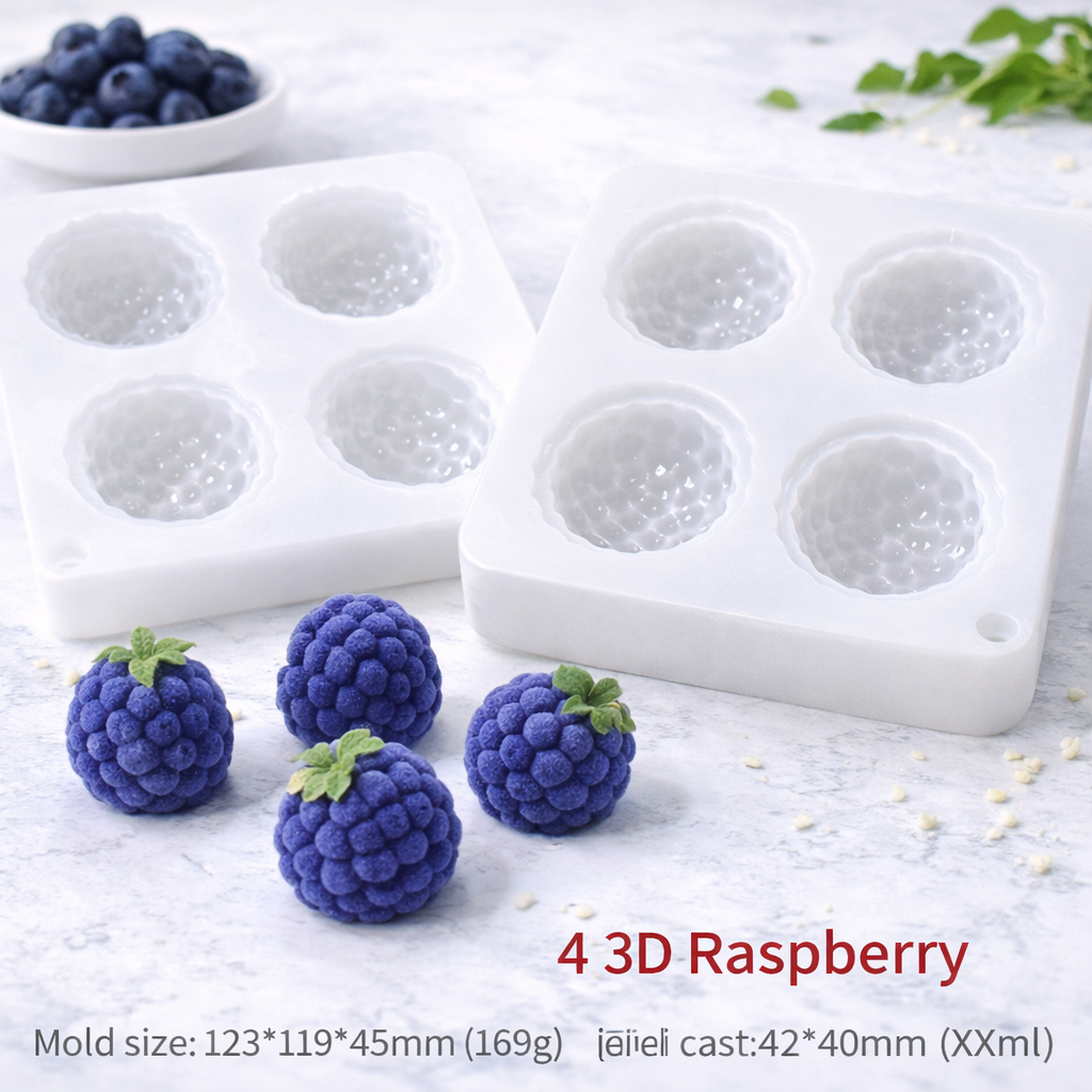 3D Fruit Silicone Molds