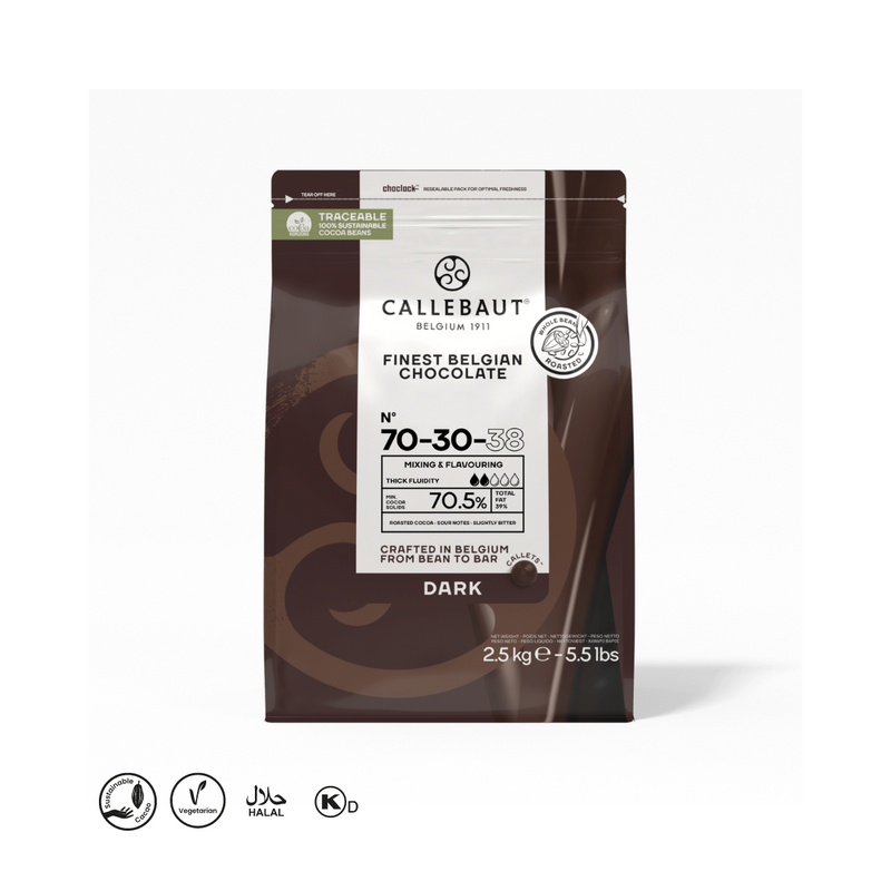 Callebaut Finest Belgian Dark Chocolate 70-30 2.5 kg **Pickup Only OR Shipping At Your Own Risk**