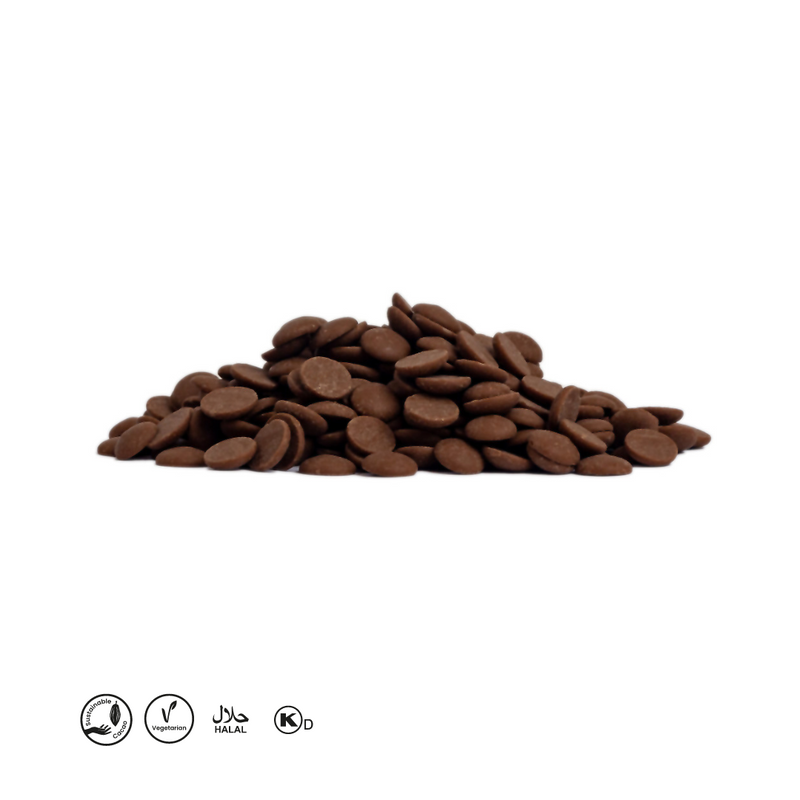 Callebaut Finest Belgian Milk Chocolate 823 500 grams (repacked)