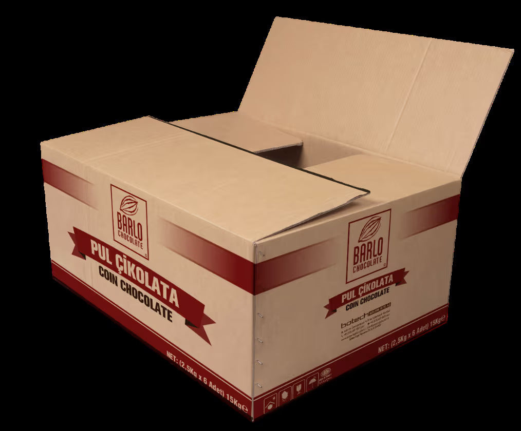 Barlo Milk Couverture Coin Chocolate 39.5% 2.5 KG #M395