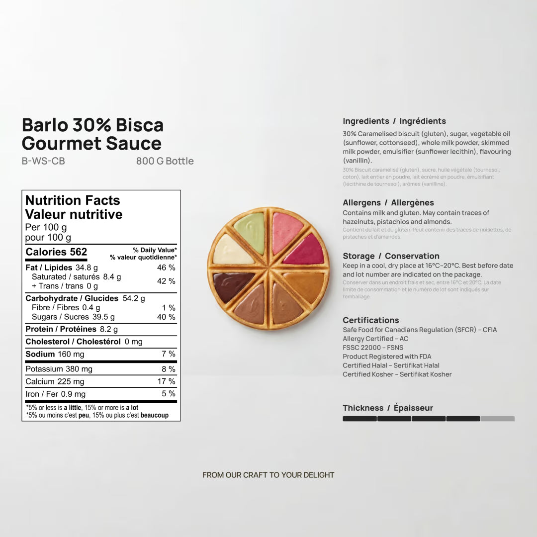 Barlo Bisca Gourmet Sauce 800gm