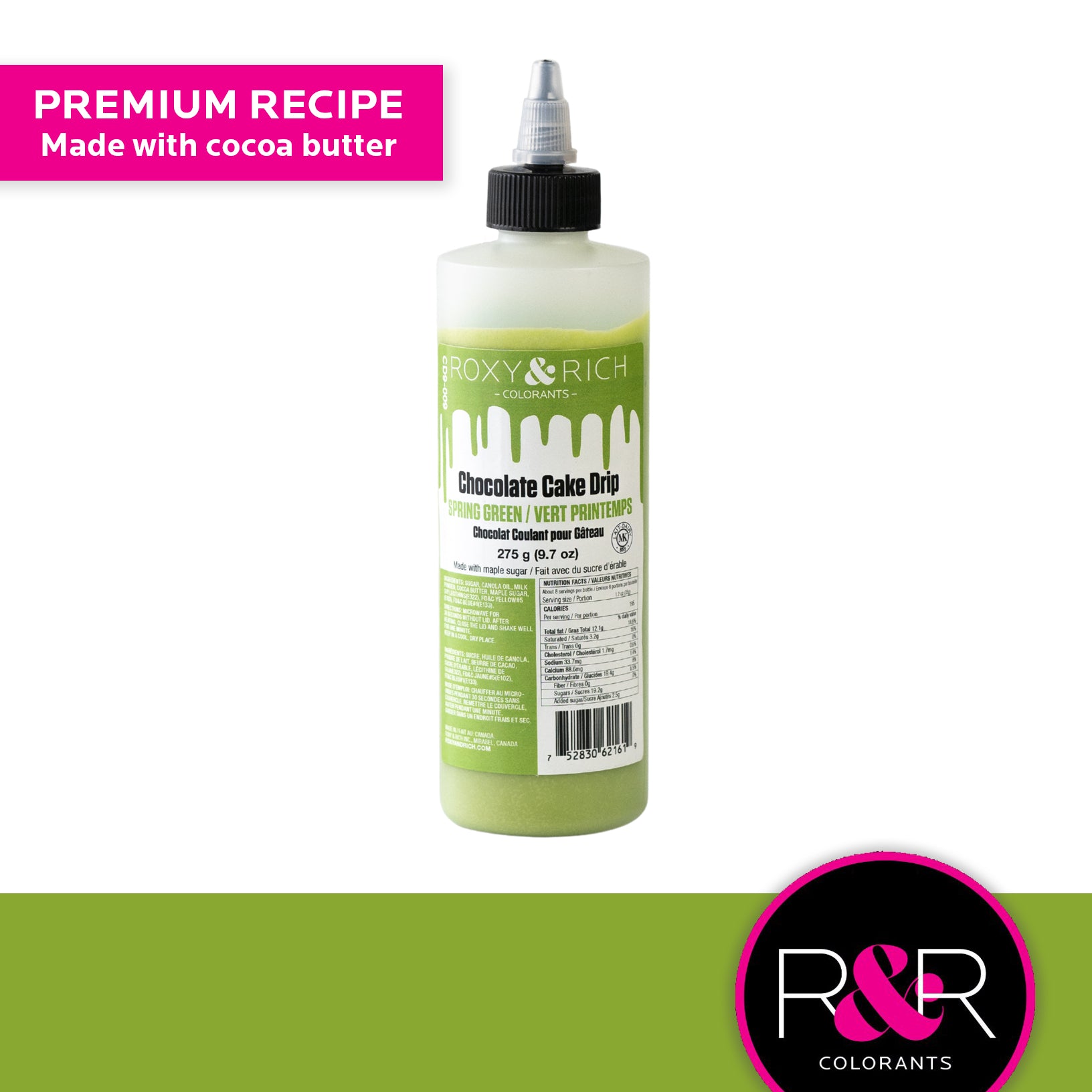 Roxy & Rich Cake Drip Spring Green (# CD9-009) - 9.7 OZ
