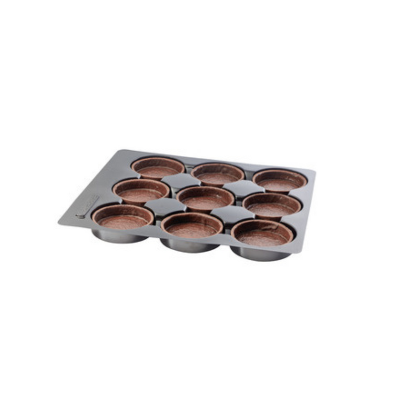 Choc Tart Shells Large Round 45 pcs La Rose Noire  (PICK-UP ONLY)