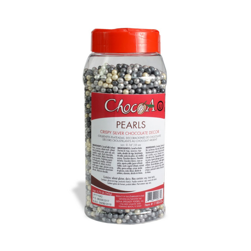 Silver Chocolate Crispy Pearls Repacked 110 grams