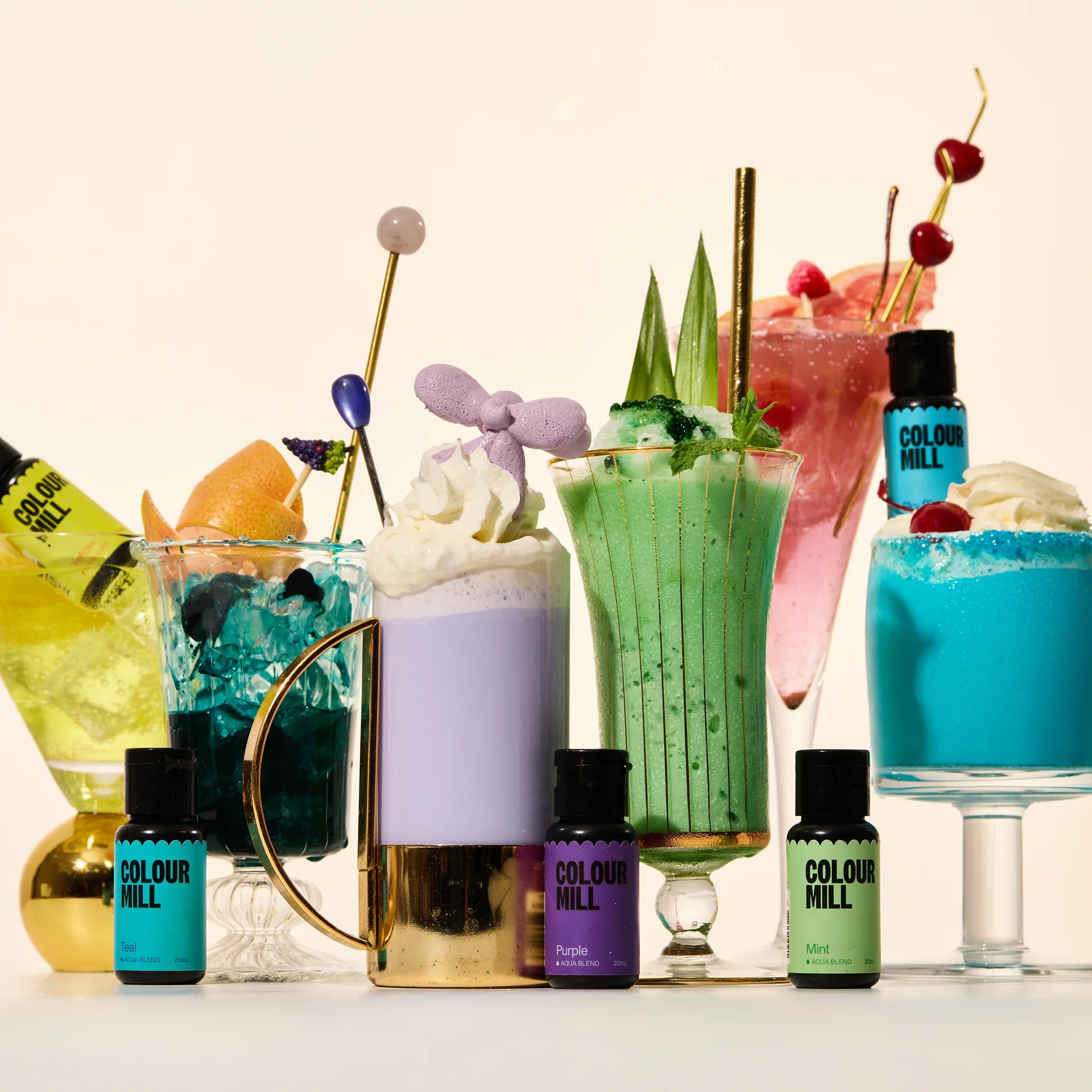 Colour Mill Aqua Blend Colouring 20ml Pool Party Pack