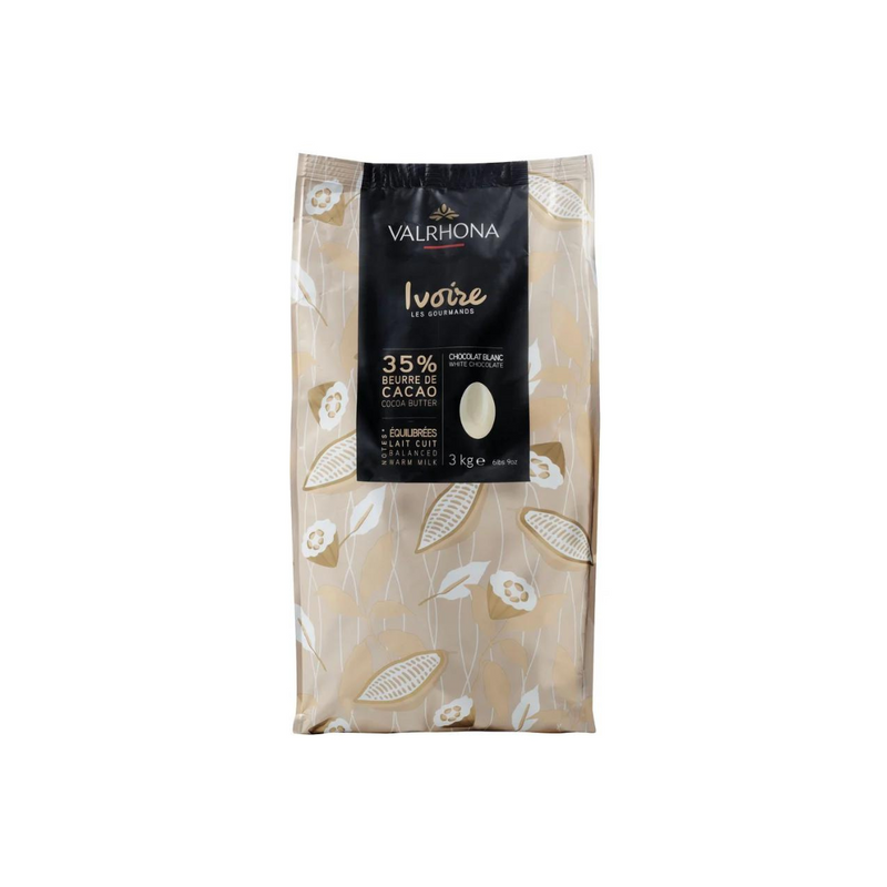 Valrhona Ivoire 35% White Chocolate  - Pickup Only OR Shipping At Your Own Risk.