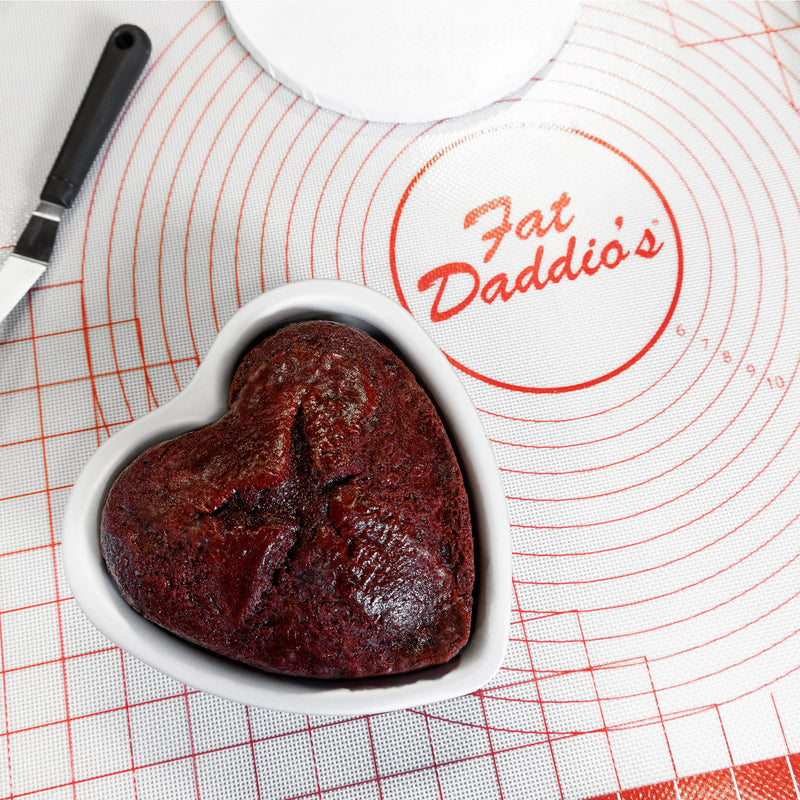 Fat Daddio's PHT-83 Anodized Aluminum Heart Cake Pan, 8 x 3 Inch - Win Depot