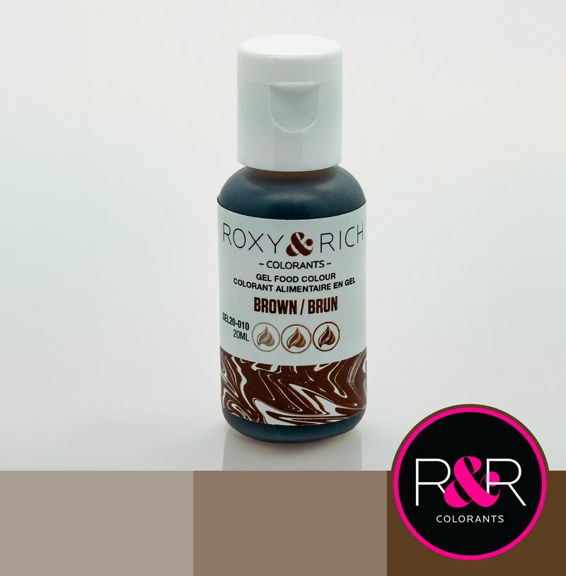 Roxy & Rich Coloring Gel - Brown (20ml) GEL20-010