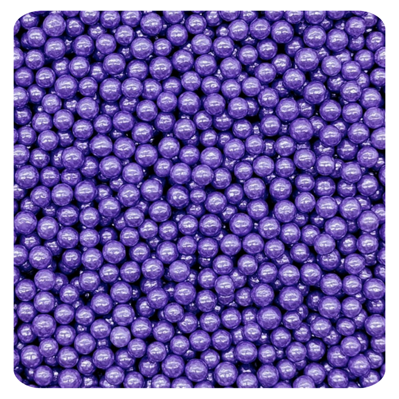 4MM Purple Sugar Pearl 100g (3.5 oz) Sprinkles d'Art