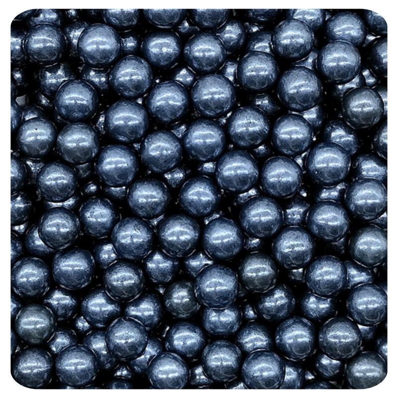 7MM Black Sugar Pearl 100g (3.5 oz) Sprinkles d'Art