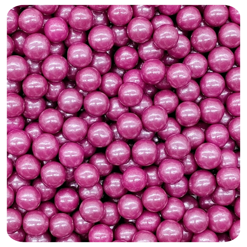 7MM Fuchsia Sugar Pearl 100g (3.5 oz) Sprinkles d'Art