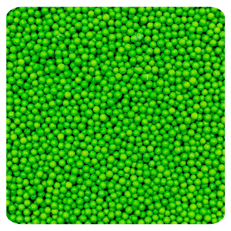 Light Green Non Pareil 100g (3.5 oz) Sprinkles d'Art