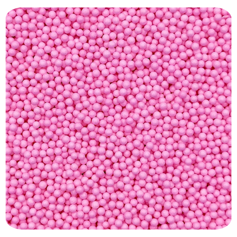 Pink Non Pareil 100g (3.5 oz) Sprinkles d'Art