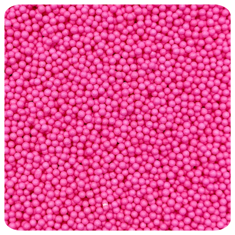 Bright Pink Non Pareil 100g (3.5 oz) Sprinkles d'Art