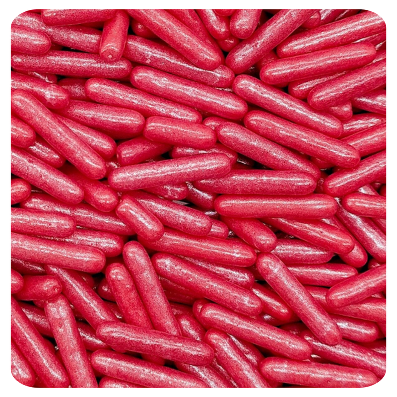 Red Rods 100g (3.5 oz) Sprinkles d'Art