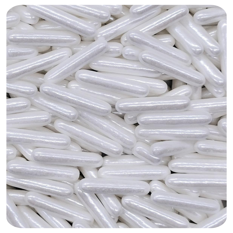 White Rods 100g (3.5 oz) Sprinkles d'Art