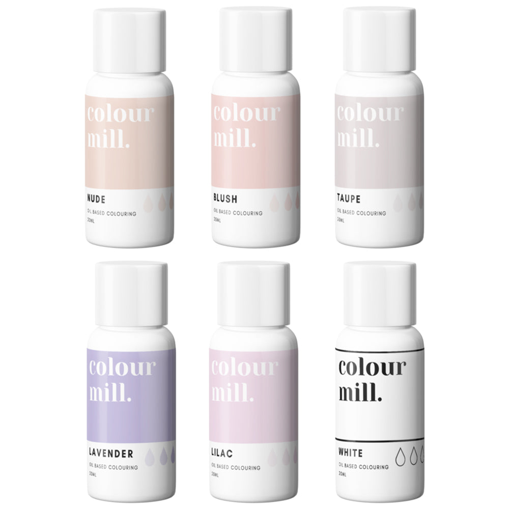 Colour Mill Oil Based Colouring 20ml 6 Pack Nude - Papagino Foods Inc.