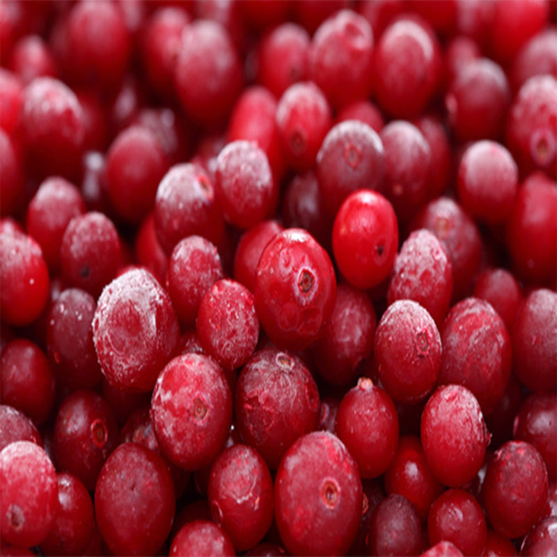 Frozen IQF Sliced Cranberries 40 lb (Pickup Only)