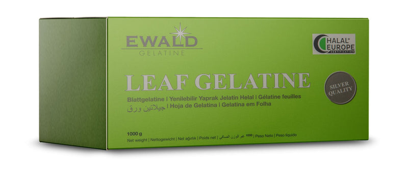 Gelatine Leaf Silver Halal