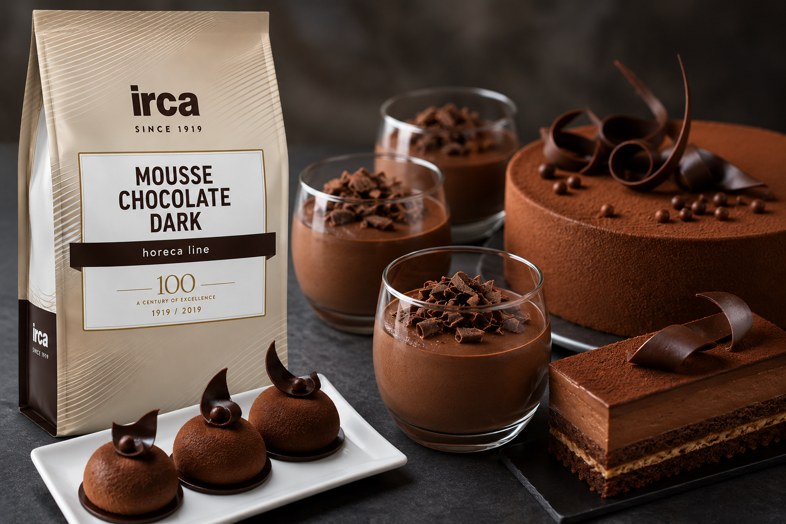 Irca Mousse Mix – Dark Chocolate 1 kg