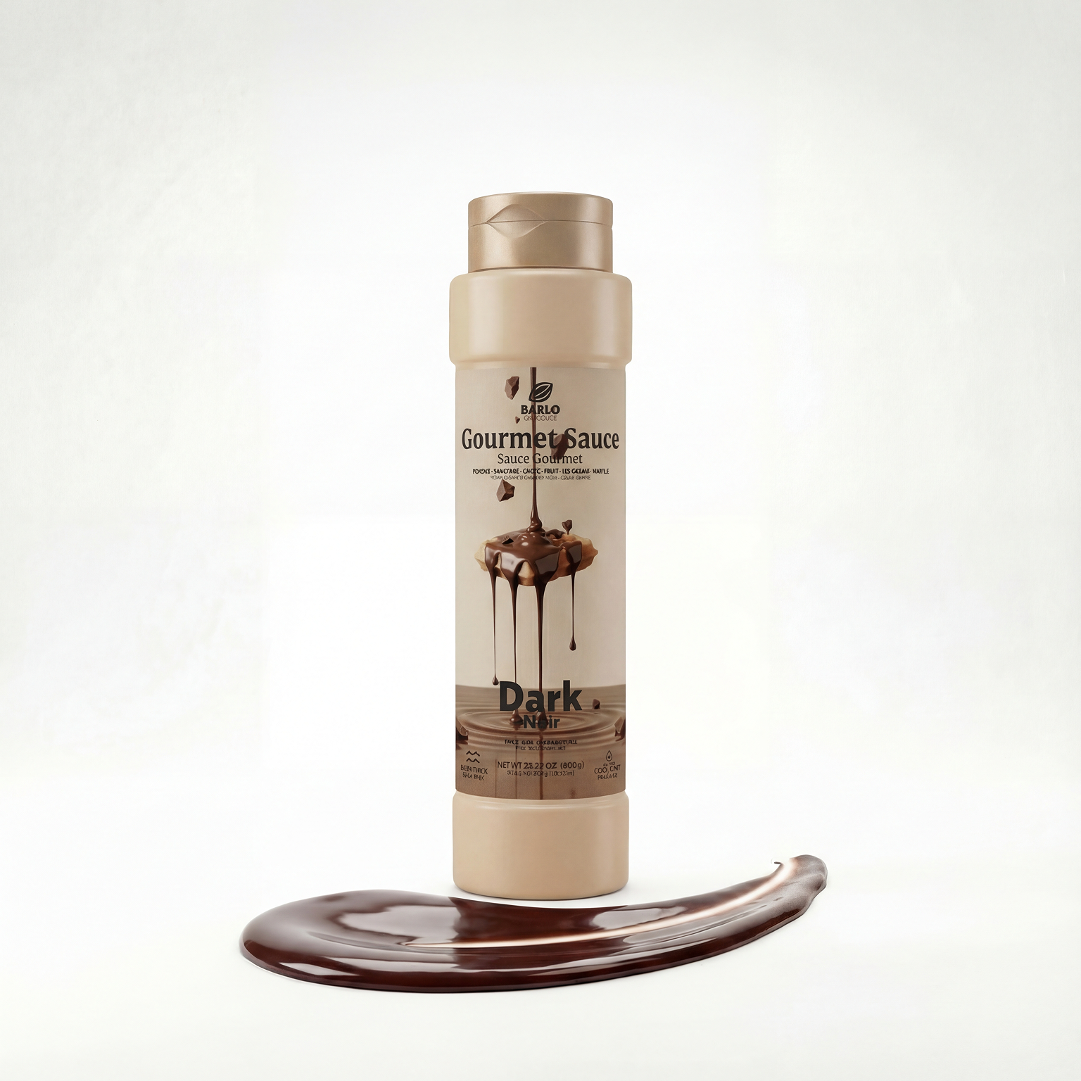 Barlo Dark Gourmet Sauce 800 grams - Papagino Foods Inc. 