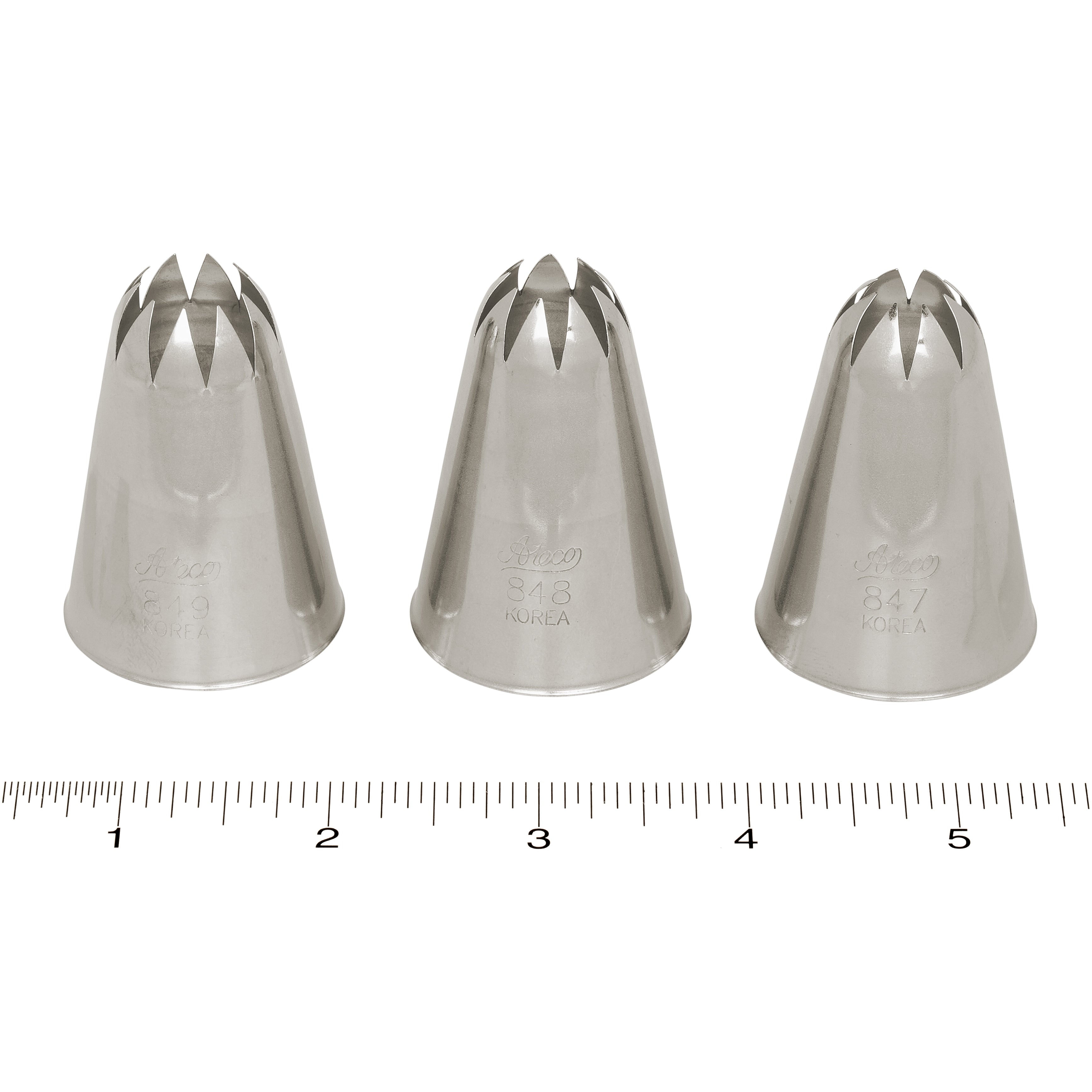 Ateco Pastry Tube Closed Star #849 - Papagino Foods Inc.