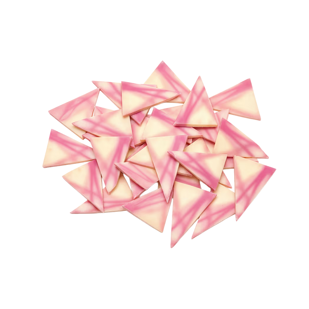 Barlo Pink Patterned Triangle 1 Kg 435 pcs - Papagino Foods Inc. 