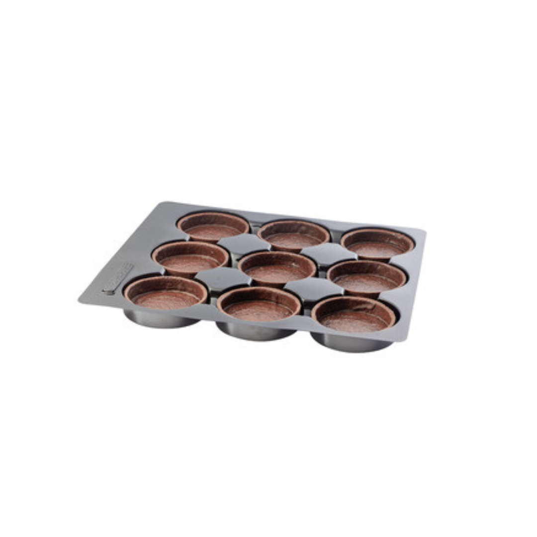 Choc Tart Shells Large Round 45 pcs La Rose Noire  (PICK-UP ONLY) - Papagino Foods Inc.