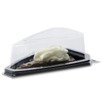 Direct Pack 10″ Cake Slice Container Lids – 300 pcs - Papagino Foods Inc. 