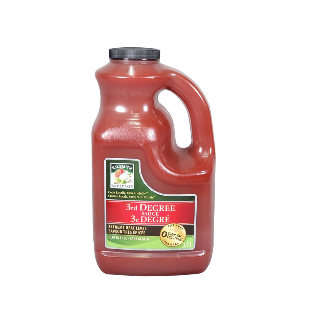 E.D Smith - 3rd Degree Sauce Extreme Heat Level 3.7 L - Papagino Foods Inc. 