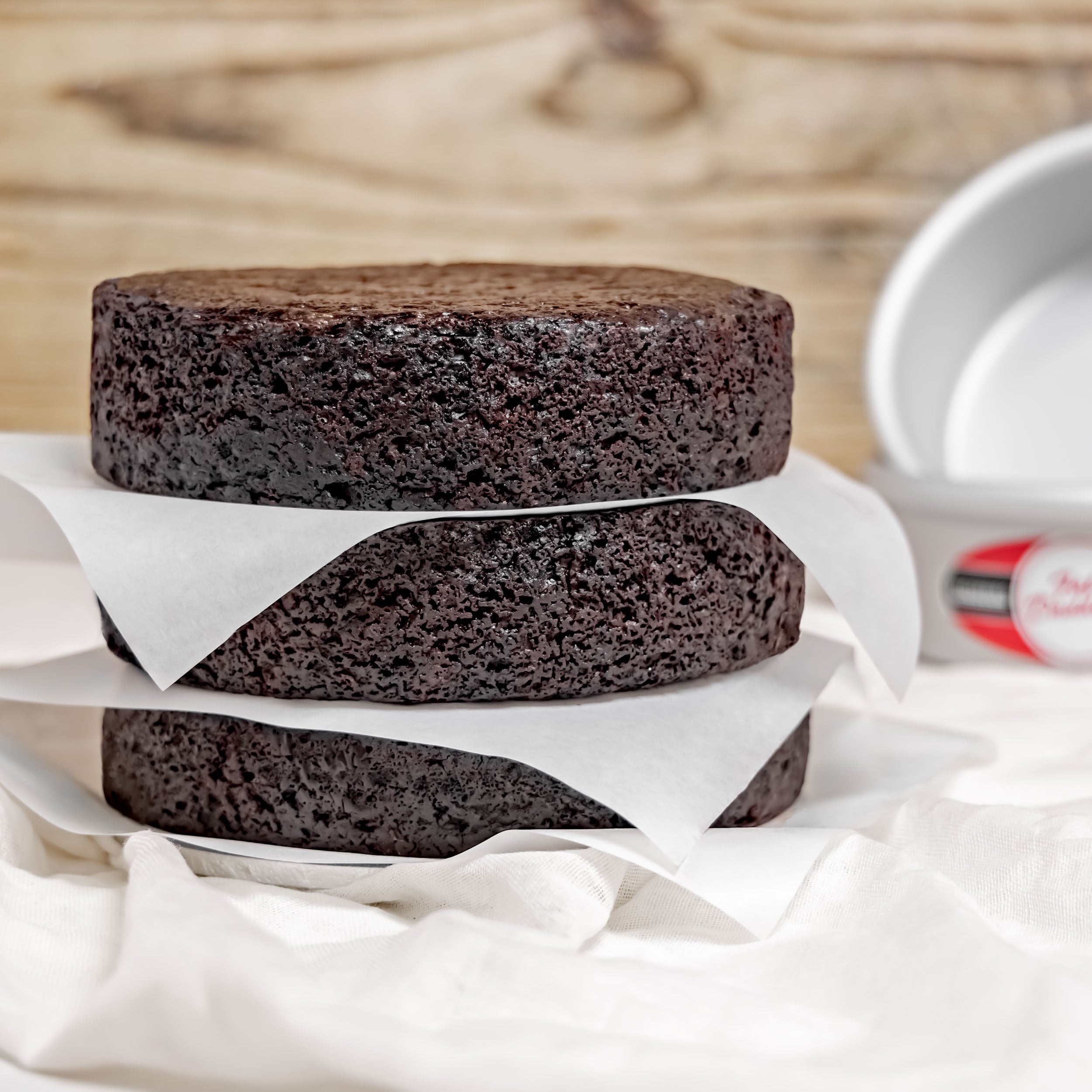 Fat Daddio Round Cake Pan 6″ x 4″ (15.2 x 10.2 cm) (PRD-64) - Papagino Foods Inc.