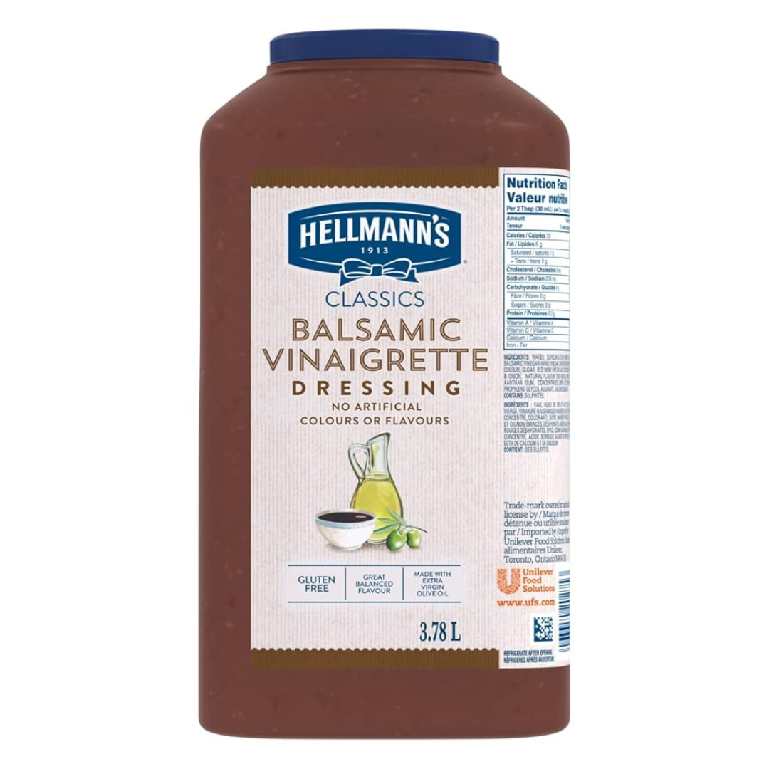 Hellmann's - Balsamic Vinaigrette Dressing 3.78 L - Papagino Foods Inc. 