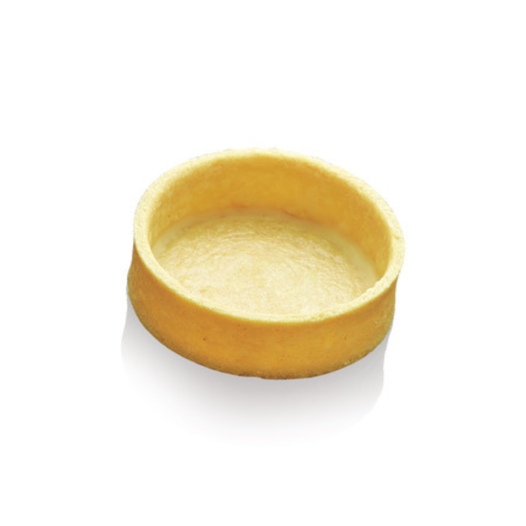 Lemon Coated Tart Shell Medium Round 100 pcs La Rose Noire (PICK-UP ONLY) - Papagino Foods Inc.