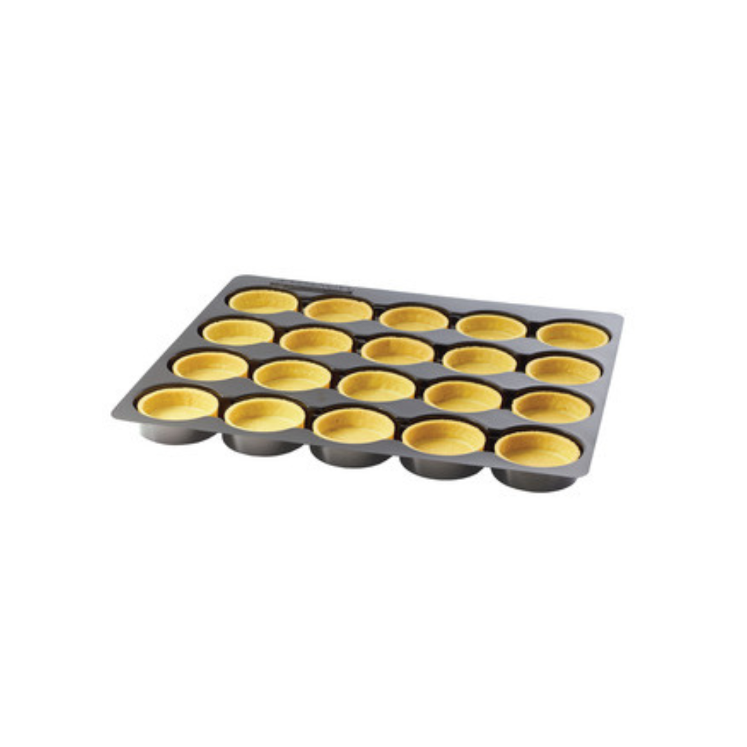 Lemon Coated Tart Shell Medium Round 100 pcs La Rose Noire (PICK-UP ONLY) - Papagino Foods Inc.