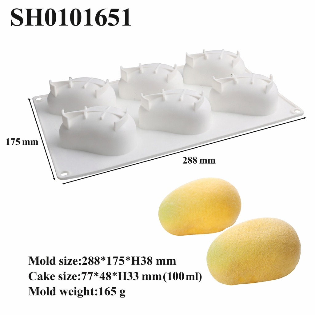 Mango Mold (6 Cavities) - Papagino Foods Inc. 