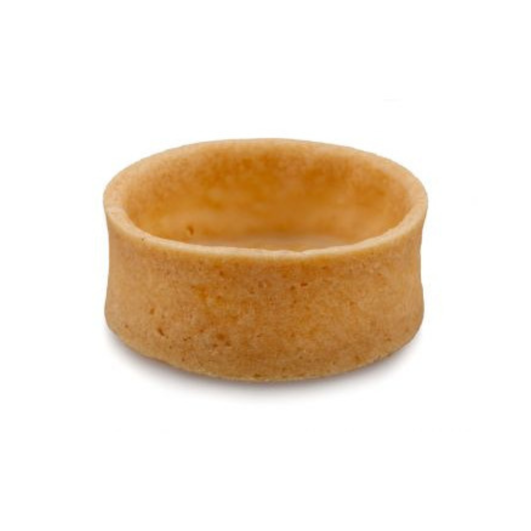Round  Sweet Butter Straight Edge Coated Round 4" 40 pcs Crescendo (PICK-UP ONLY) - Papagino Foods Inc.