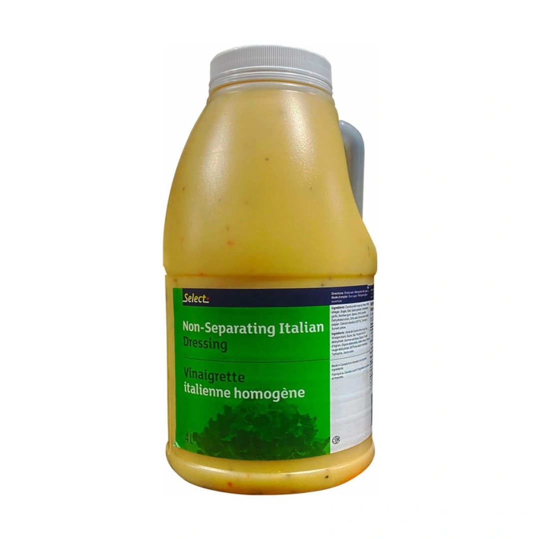 Select - Non Separating Italian Dressing 4 L - Papagino Foods Inc. 