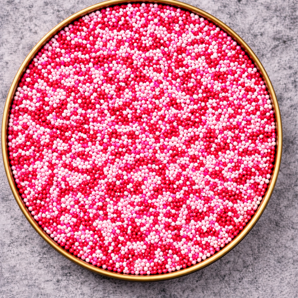 White, Pink and Red non pareil 3KG - Papagino Foods Inc. 