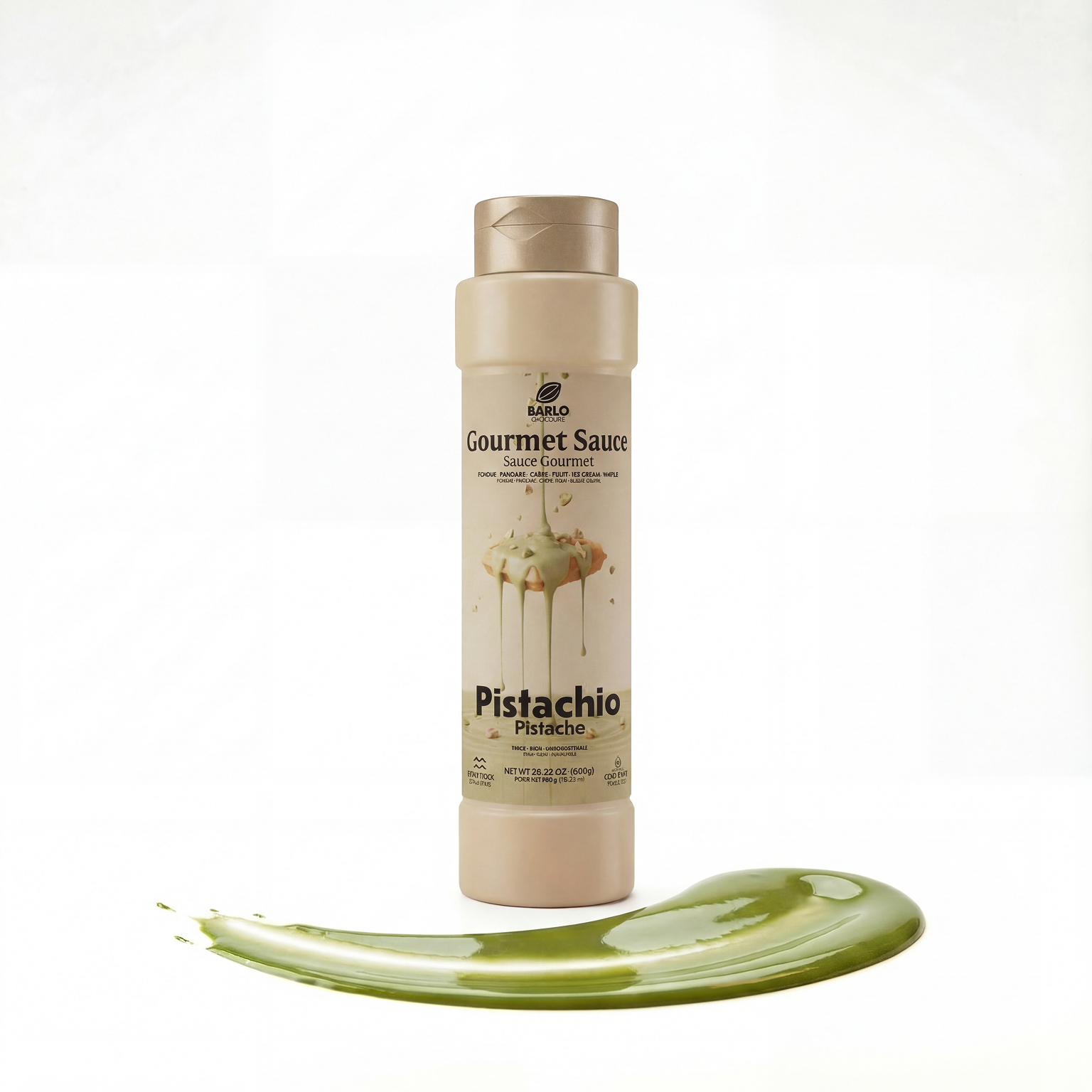 Barlo Pistachio Premium Gourmet Sauce 800 grams - Papagino Foods Inc. 