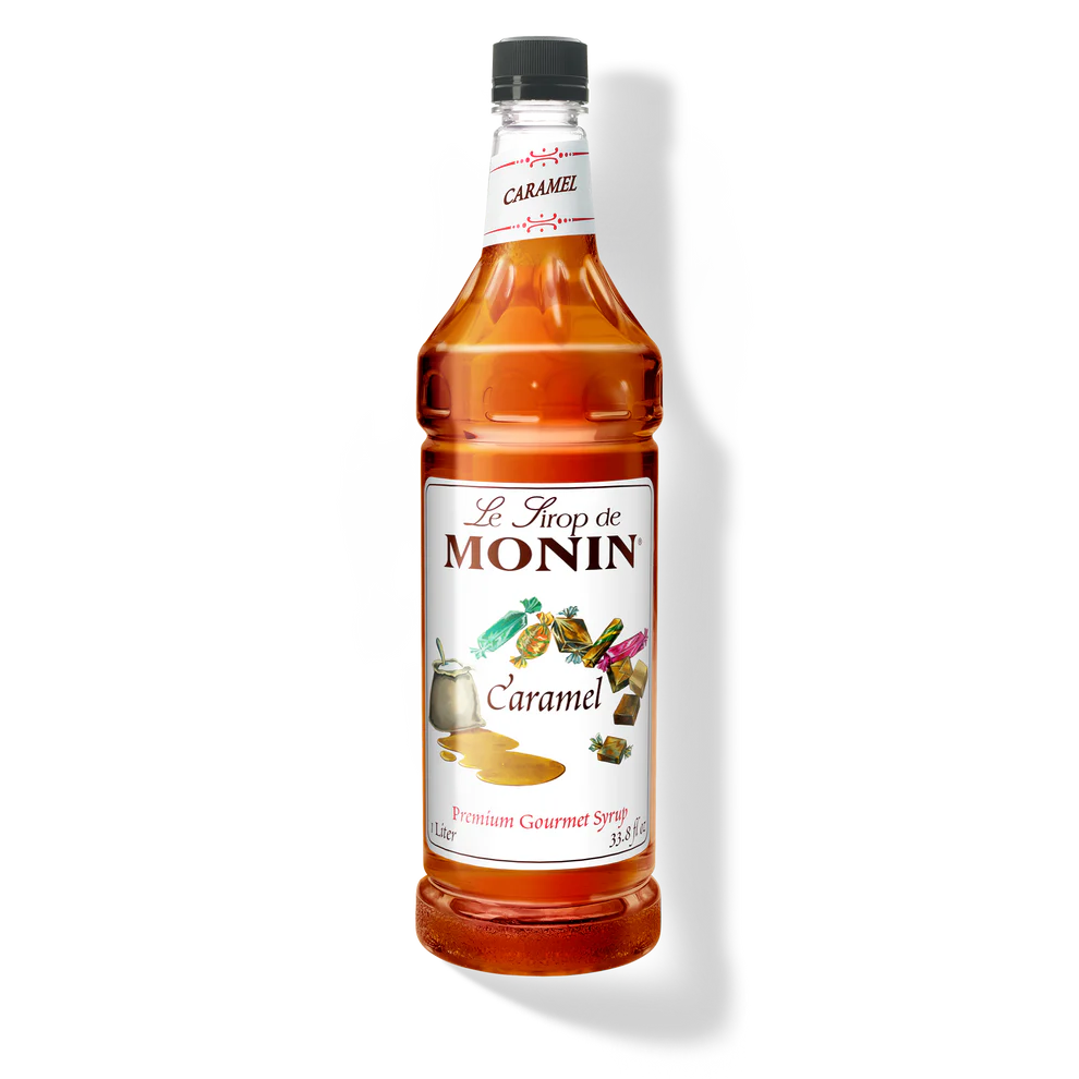Monin Caramel Premium Syrup PET - Papagino Foods Inc. 