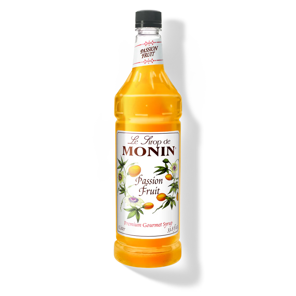 Monin Passion Fruit Premium Syrup PET - Papagino Foods Inc. 