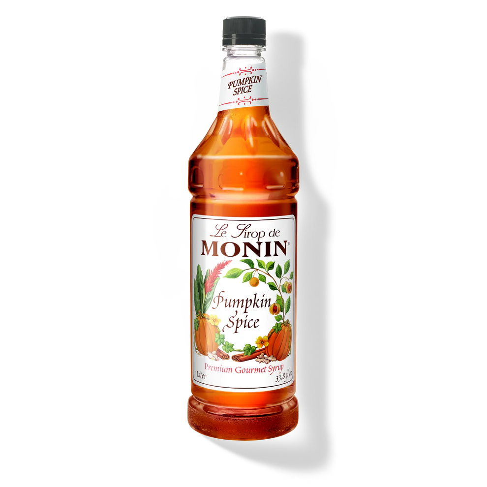 Monin Pumpkin Spice Premium Syrup PET - Papagino Foods Inc. 