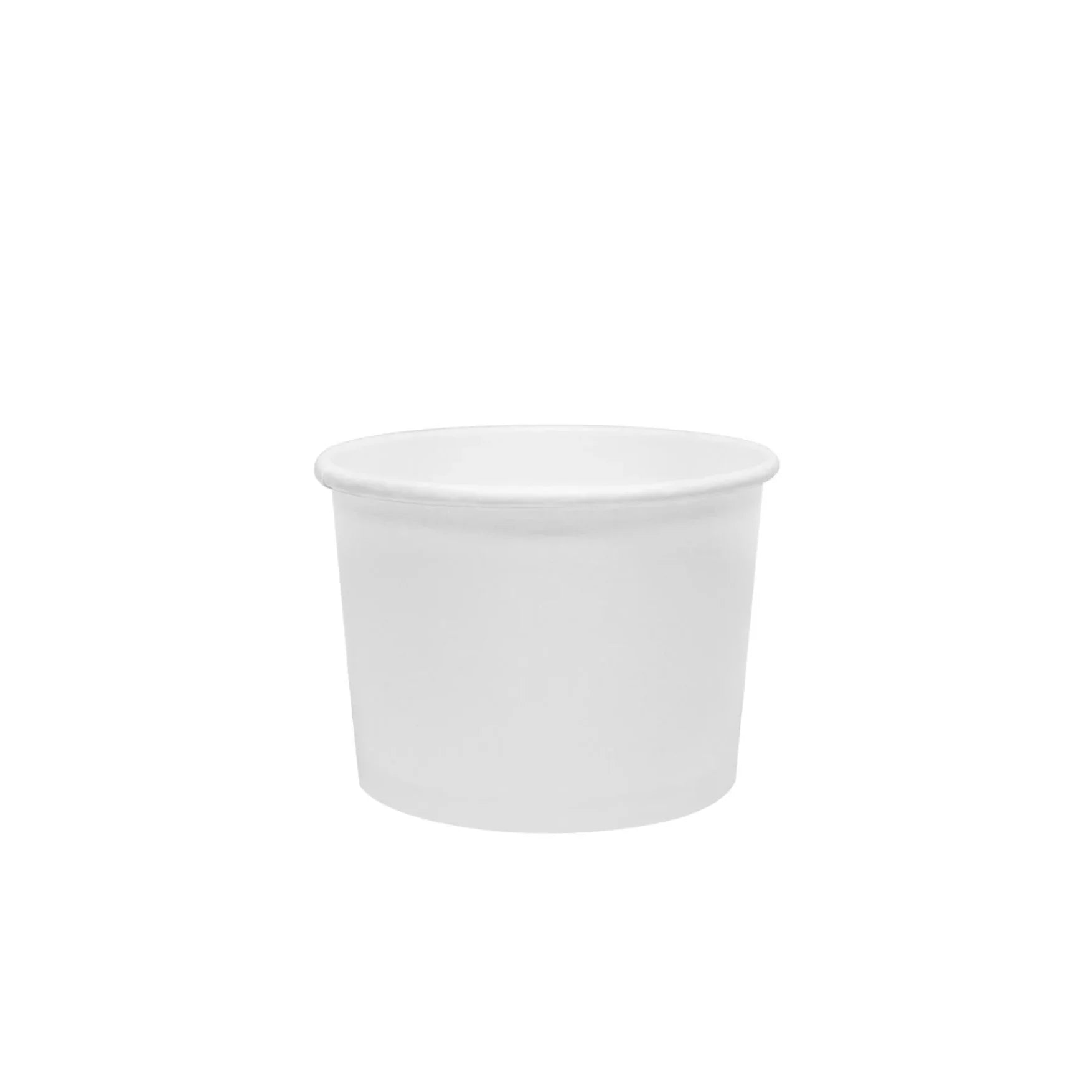 Golden Maple 16 oz Disposable Paper Soup Containers White - Papagino Foods Inc. 