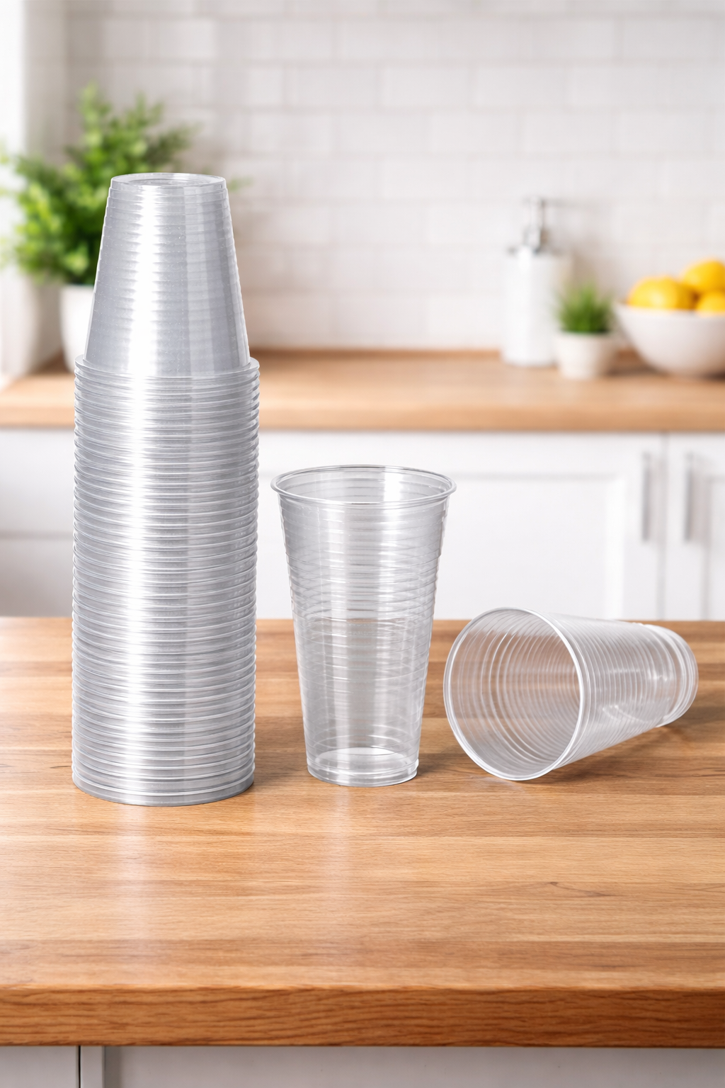 Chartland 9 oz Clear Plastic Drinking Cups - Papagino Foods Inc. 